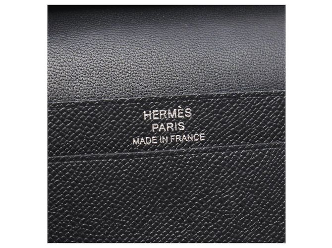 Hermès Tarjetero Hermes Bearn Mini Monochrome Negro - vista 5