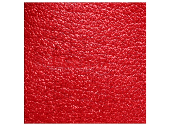 Hermès Hermes Bearn Soufflé Bi-fold Long Wallet Red - view 5