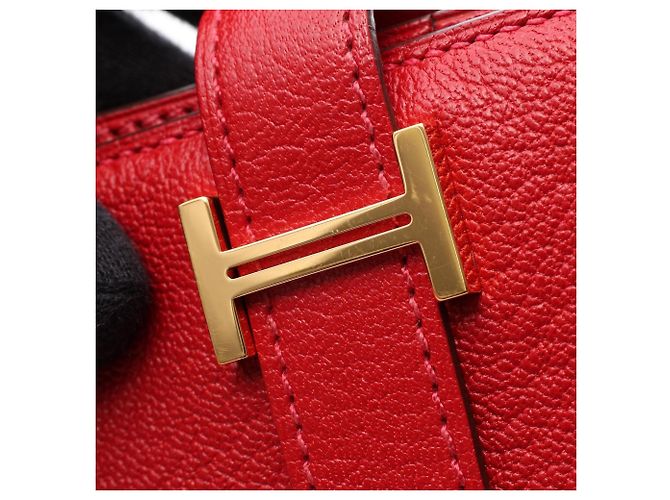 Hermès Hermes Bearn Soufflé Bi-fold Long Wallet Red - view 7