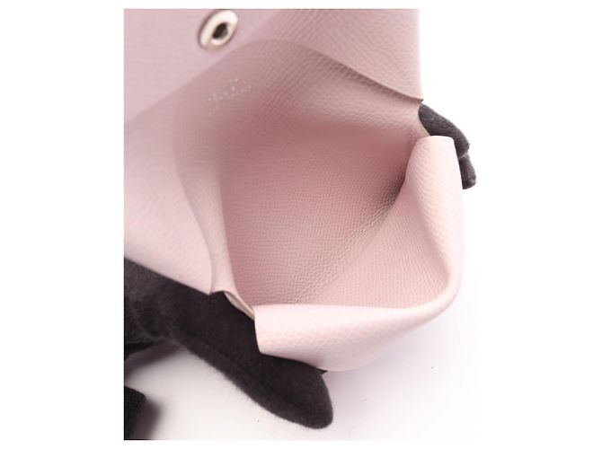 Hermès Cartera Hermes Calvi Duo - Monedero Rosa - vista 4
