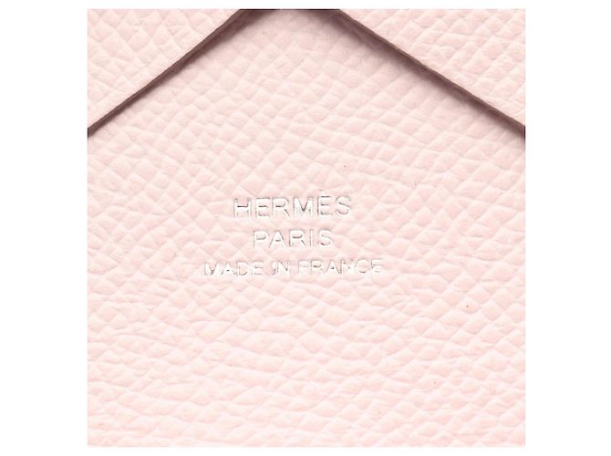 Hermès Cartera Hermes Calvi Duo - Monedero Rosa - vista 6