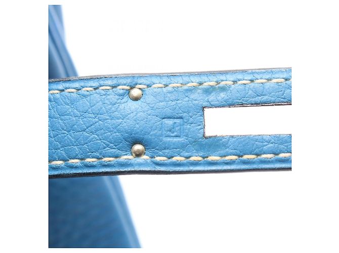 Hermès Borsa Hermes Kelly 28 in blu - vista 5