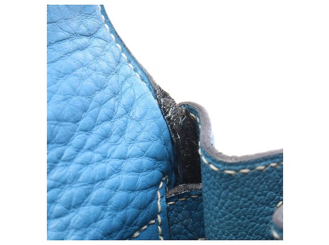 Hermès Borsa Hermes Kelly 28 in blu - vista 9