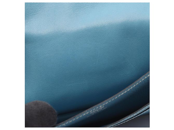 Hermès Hermes Dogon Poche Borsa Vita/Borsa a Mano Blu - vista 6