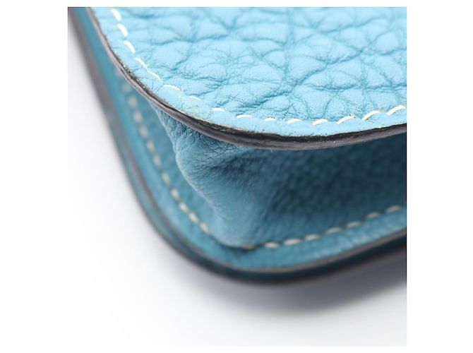 Hermès Hermes Dogon Poche Borsa Vita/Borsa a Mano Blu - vista 9