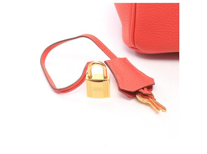 Hermès Borsa a mano Hermes Birkin 30 Rosso - vista 6