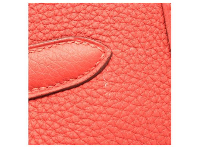Hermès Borsa a mano Hermes Birkin 30 Rosso - vista 7