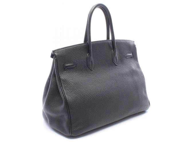 Hermès Borsa a mano Hermes Birkin 35 Nero - vista 2