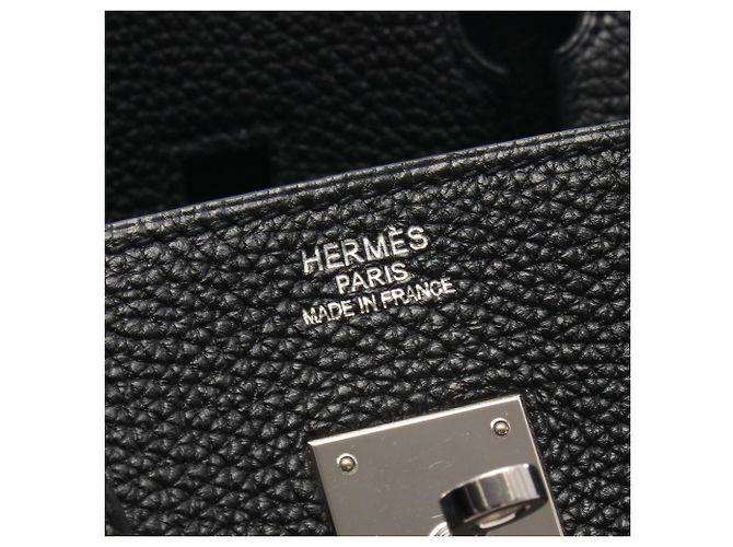 Hermès Borsa a mano Hermes Birkin 35 Nero - vista 4