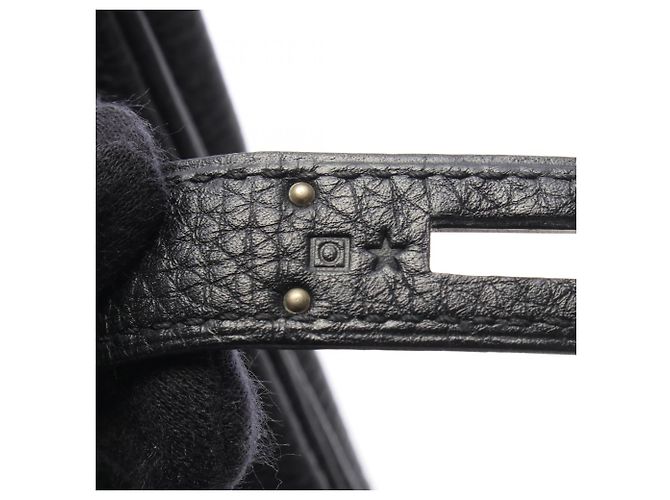 Hermès Borsa a mano Hermes Birkin 35 Nero - vista 5