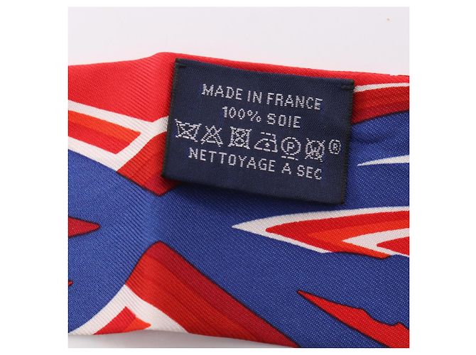 Hermès Hermes Twilly Brides de Gala Silk Scarf Red Blue - view 5