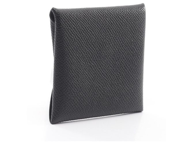 Hermès Cartera Hermes Bastia - Monedero Negro - vista 2