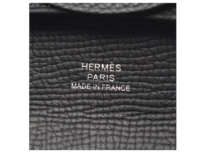 Hermès Cartera Hermes Bastia - Monedero Negro - vista 4