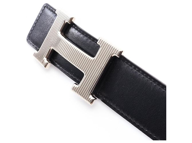 Hermès Hermes Constance H-Belt Reversible Leather Belt Brown Black - view 2