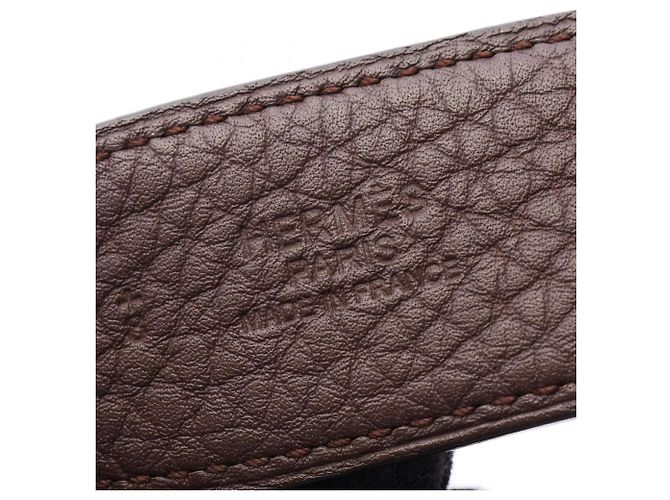 Hermès Hermes Constance H-Belt Reversible Leather Belt Brown Black - view 4