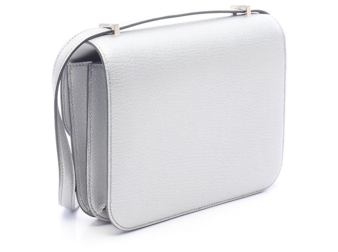 Hermès Borsa a tracolla Hermes Constance 3 Mini Argent Argento - vista 2