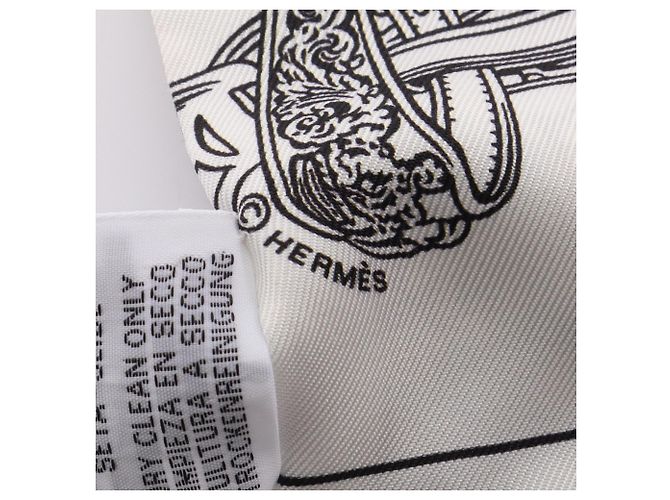 Hermès Hermes Twilly Brides de Gala en Fleurs Schal Schwarz Mehrfarben - Ansicht 4