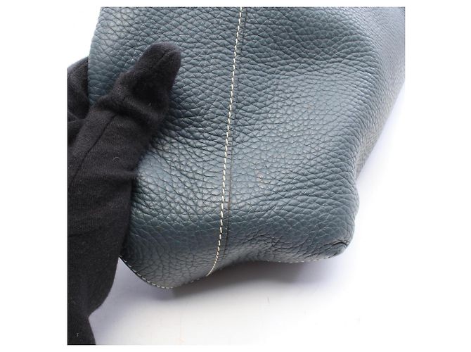 Hermès Hermes Double Sens 36 Wendbare Tote Bag Braun Blau - Ansicht 9