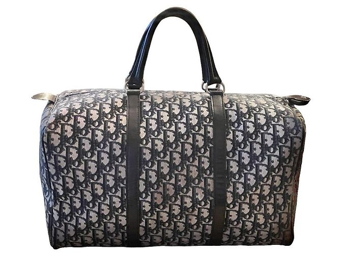 Oblique Borsa da viaggio Dior Monogramme Blu navy Blu scuro Monogramma - vista 11