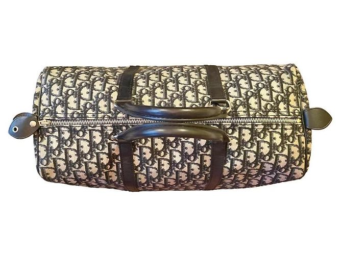Oblique Borsa da viaggio Dior Monogramme Blu navy Blu scuro Monogramma - vista 3