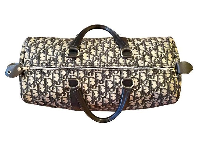 Oblique Borsa da viaggio Dior Monogramme Blu navy Blu scuro Monogramma - vista 4