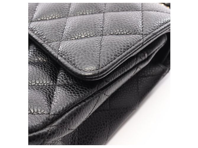Borsa a tracolla Chanel Matelassé Double Flap Nero - vista 10