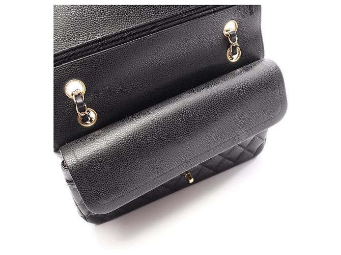 Borsa a tracolla Chanel Matelassé Double Flap Nero - vista 8