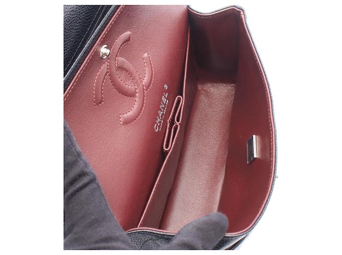 Borsa Chanel Matelassé Double Flap Nera Nero - vista 3