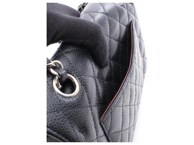 Borsa Chanel Matelassé Double Flap Nera Nero - vista 6