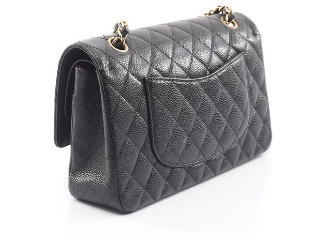 Borsa a tracolla Chanel Matelassé Double Flap Nero - vista 2
