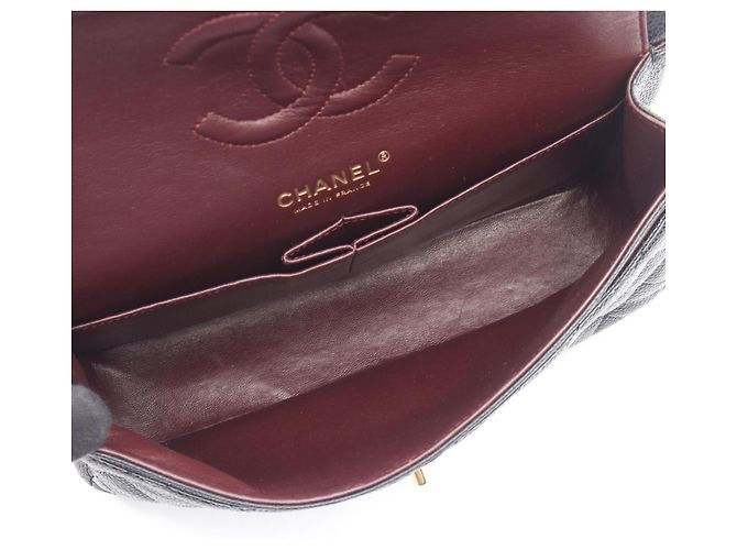 Borsa a tracolla Chanel Matelassé Double Flap Nero - vista 3