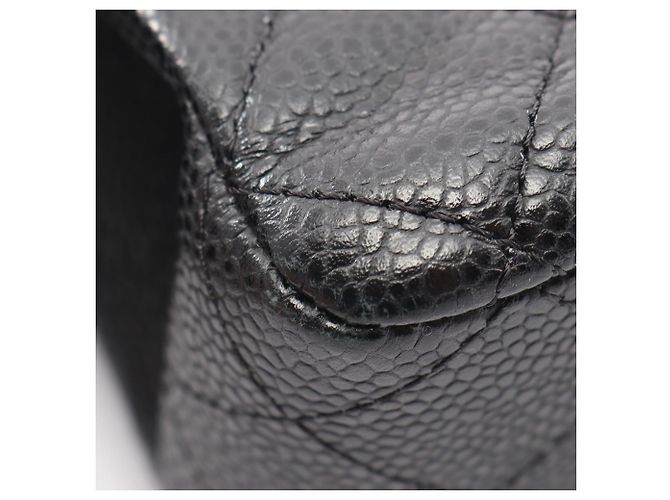 Borsa a tracolla Chanel Matelassé Double Flap Nero - vista 6