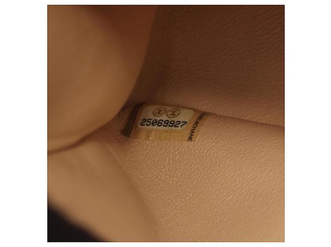 Borsa a tracolla Chanel Matelassé Double Flap Beige - vista 5