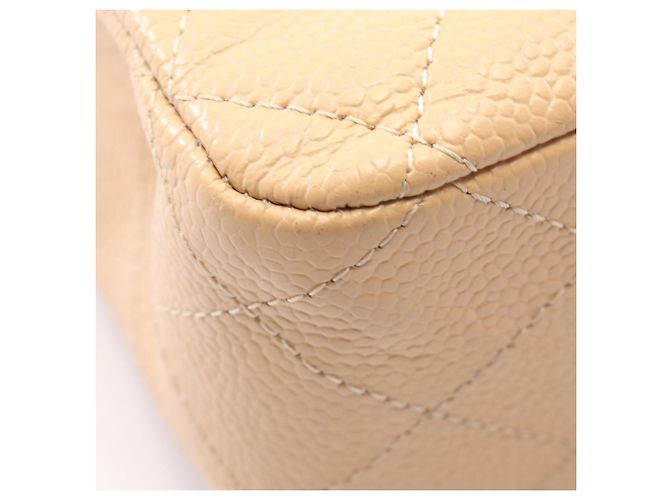Borsa a tracolla Chanel Matelassé Double Flap Beige - vista 7