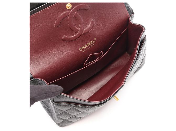 Timeless Borsa a tracolla Chanel Matelassé Double Flap Nero - vista 3
