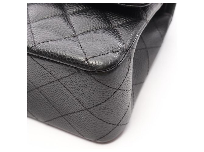 Timeless Borsa a tracolla Chanel Matelassé Double Flap Nero - vista 8