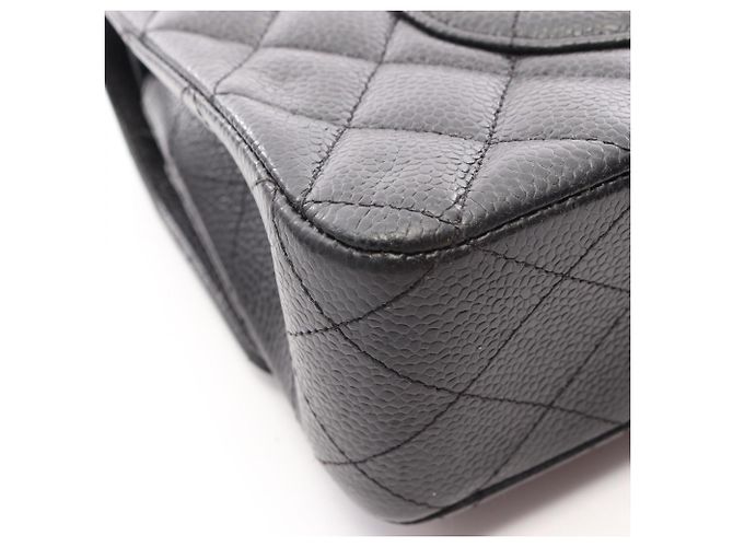Timeless Borsa a tracolla Chanel Matelassé Double Flap Nero - vista 9