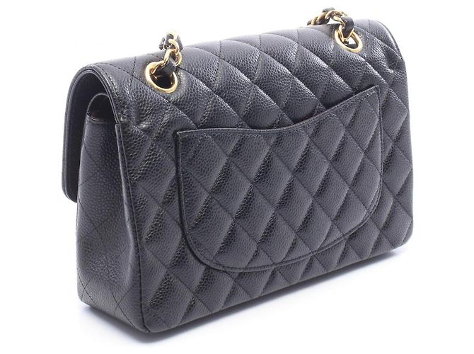 Borsa a tracolla Chanel Matelassé Double Flap Nero - vista 2