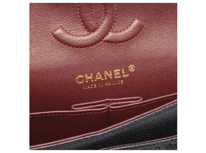 Borsa a tracolla Chanel Matelassé Double Flap Nero - vista 4