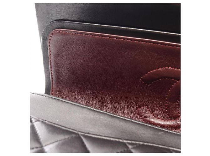 Borsa a tracolla Chanel Matelassé Double Flap Nero - vista 9
