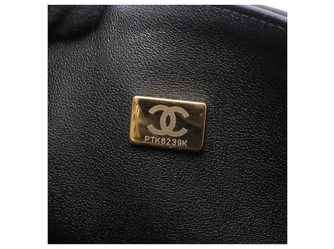 Borsa a tracolla Chanel Matelassé Double Flap Nero - vista 5