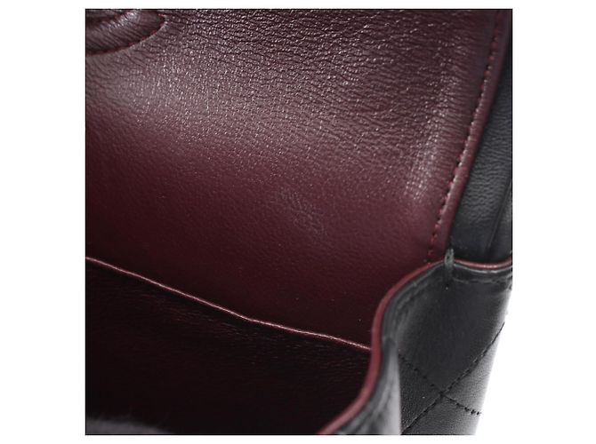 Borsa a tracolla Chanel Matelassé Double Flap Nero - vista 13