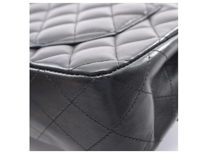 Borsa a tracolla Chanel Matelassé Double Flap Nero - vista 8