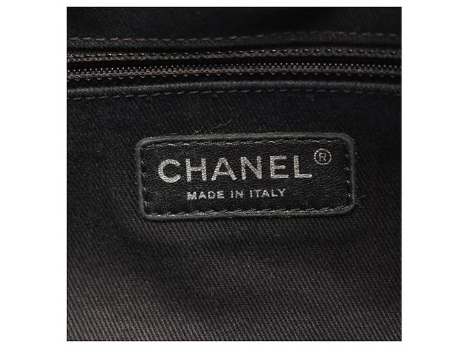 Borsa Tote Chanel Matelassé Coco Mark Nero - vista 4