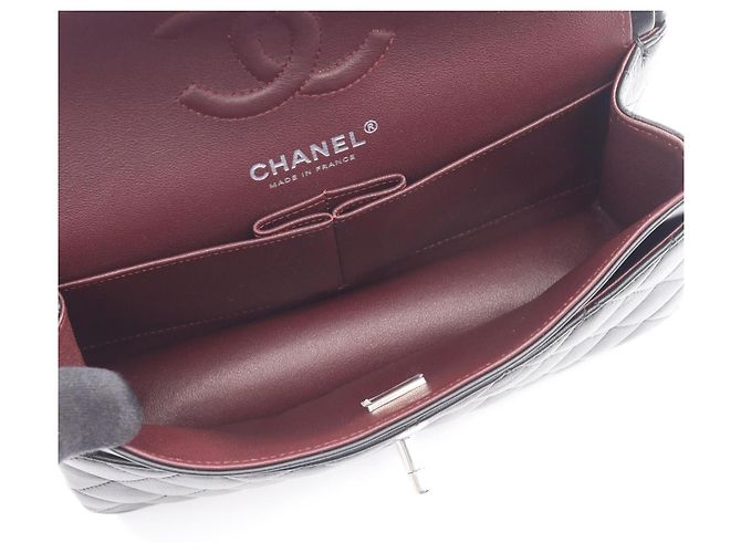 Borsa a tracolla Chanel Matelassé Double Flap Nero - vista 3
