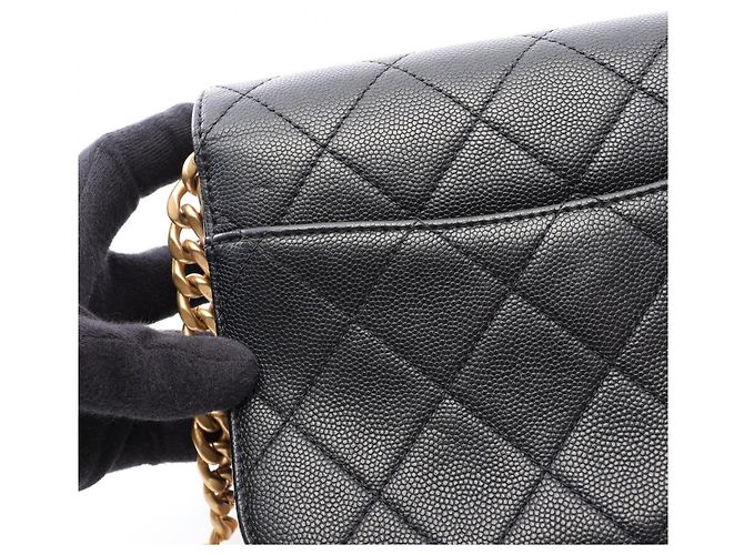Bolso de hombro Chanel Matelassé Negro - vista 7