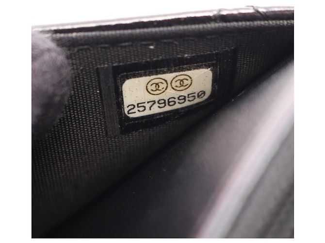 Borsa a tracolla Chanel in pelle matelassé Nero - vista 5