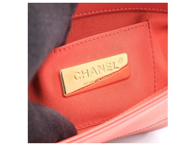 Borsa a spalla Chanel Matelassé Small Rosa Rosso - vista 4