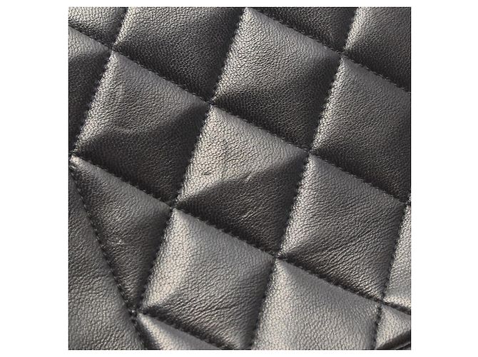 Borsa a tracolla Chanel Matelassé Diana Flap Nero - vista 8
