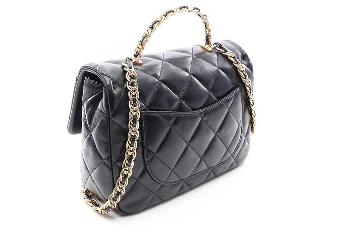 Timeless Borsa Chanel Matelassé con manico superiore Nero - vista 2